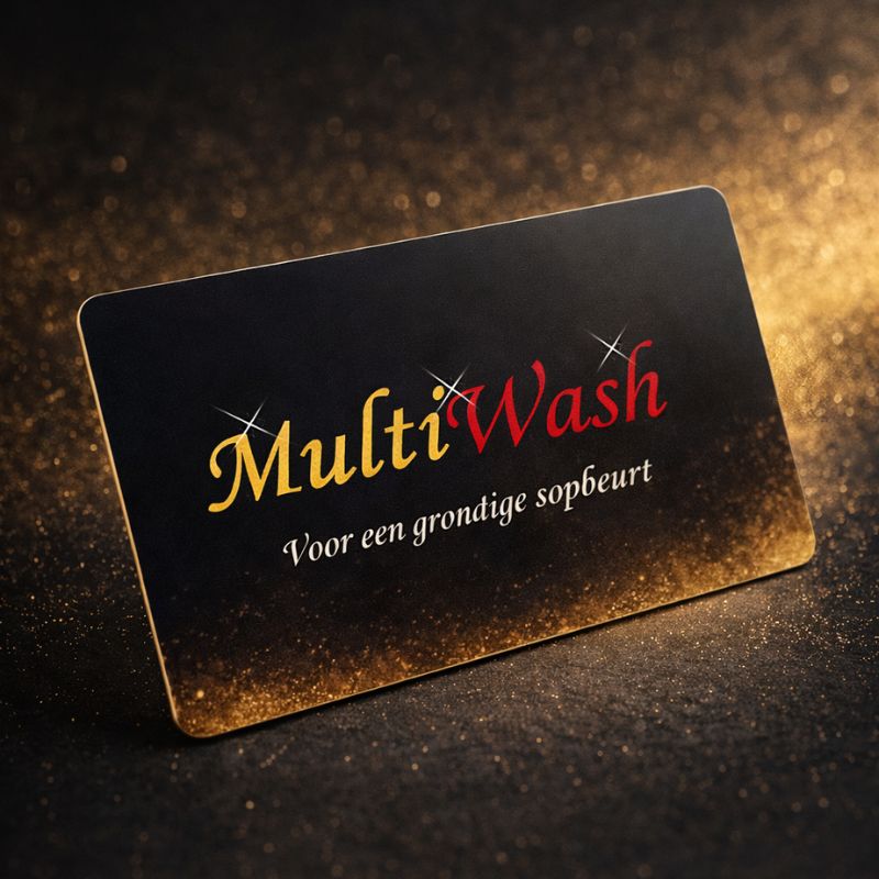 MultiWash Klantkaart – Exclusieve Loyalty Card