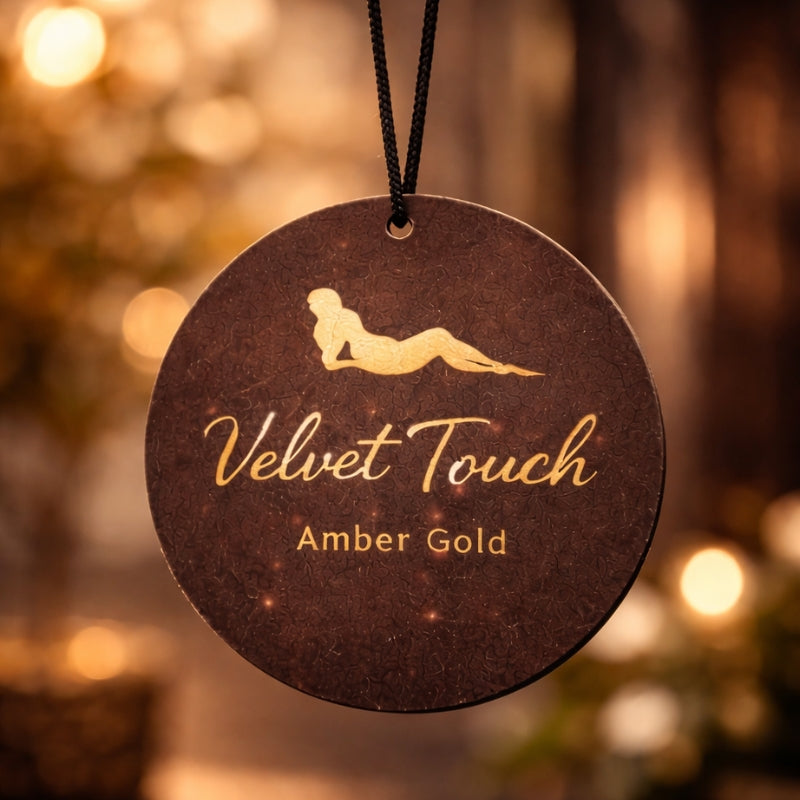 Velvet Touch Auto Luchtverfrisser – Amber Gold